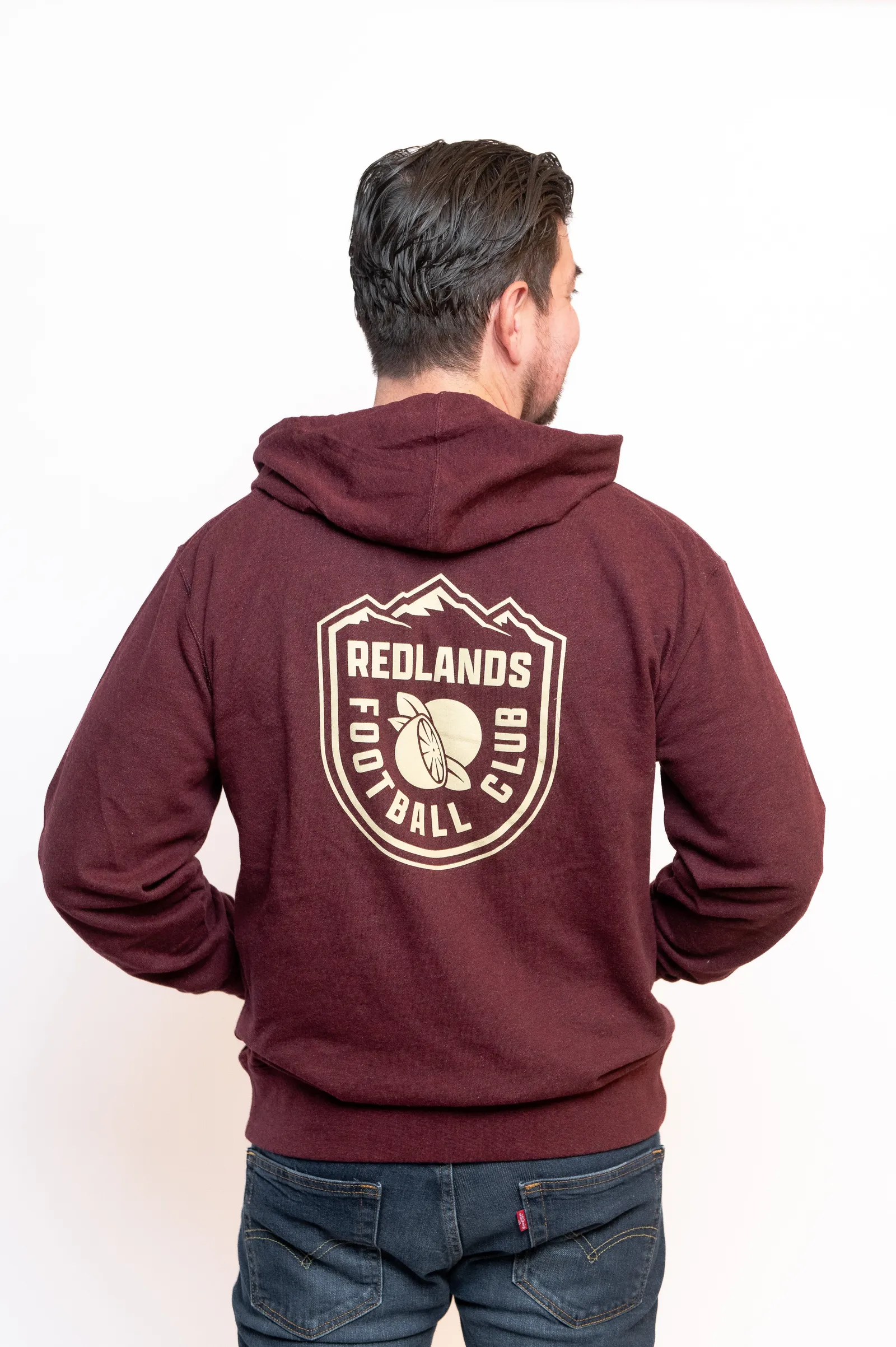 Zip Hoodie W25 Maroon
