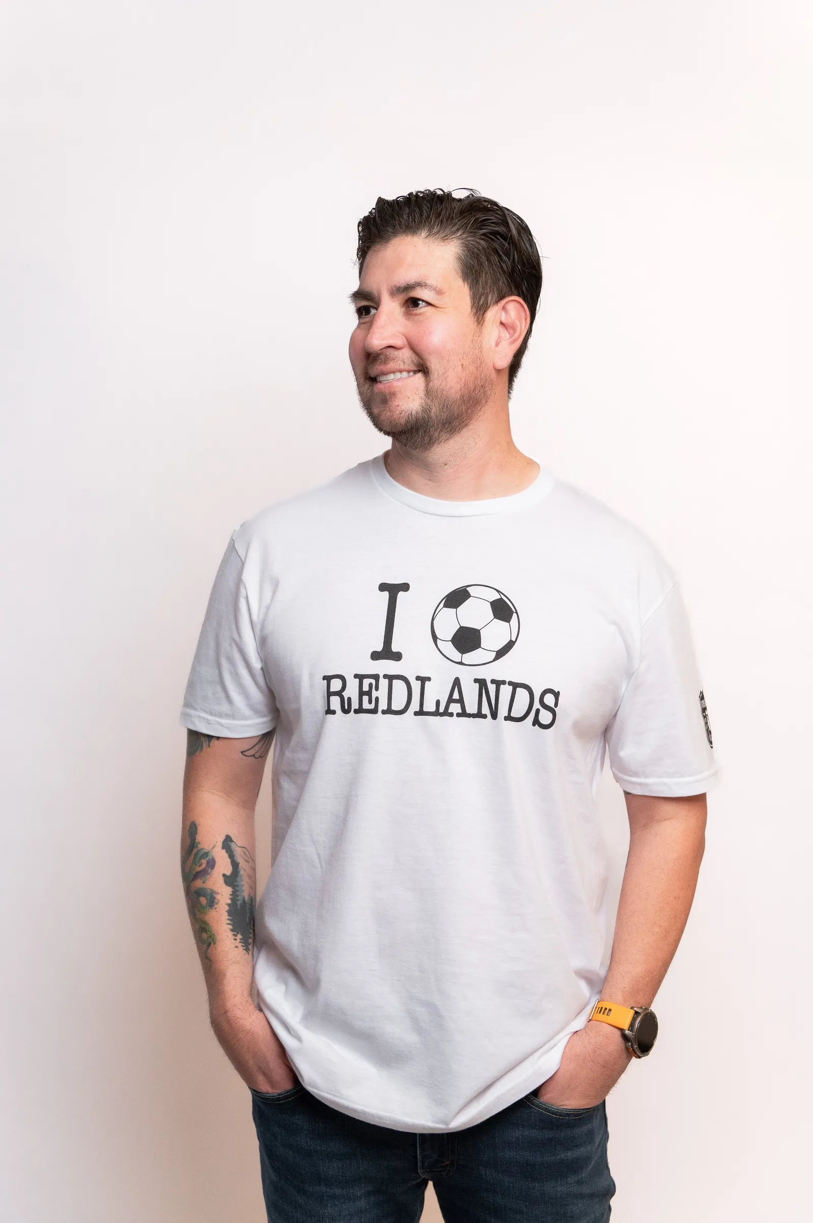 Soccer Ball Tee White