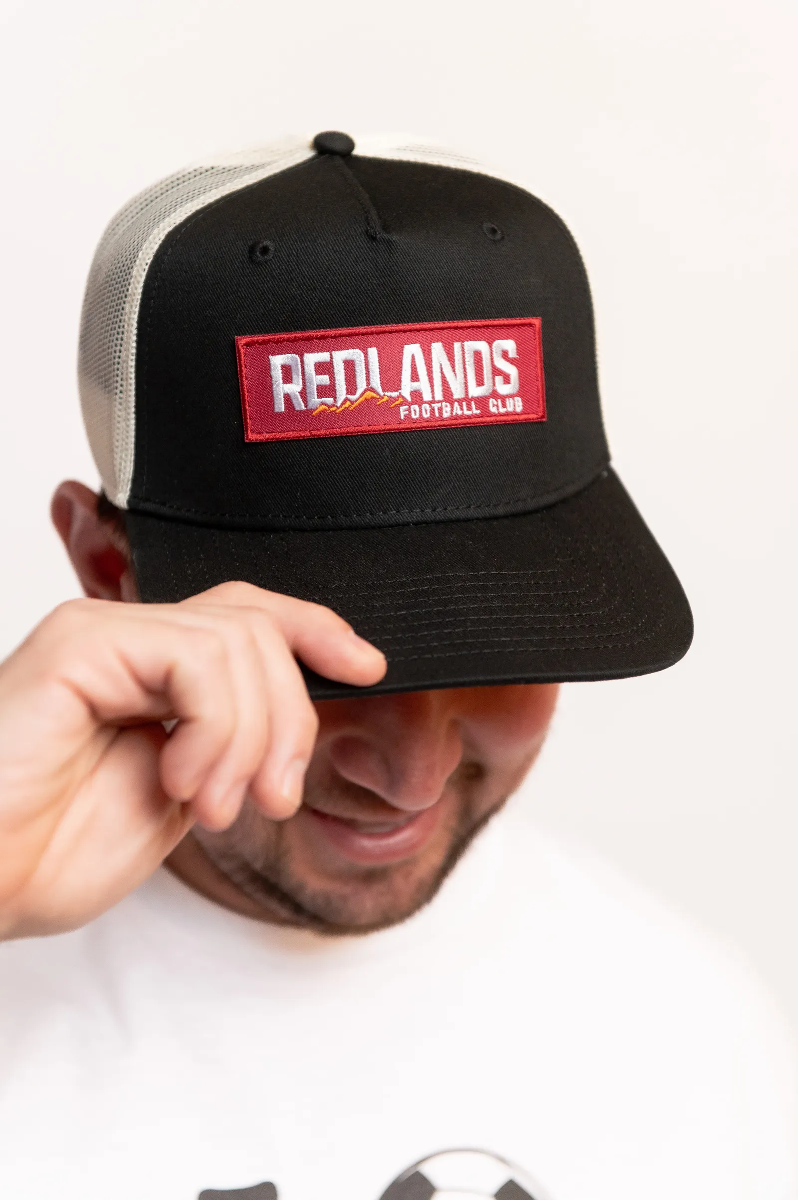 Adult Trucker Hat Black/Cream